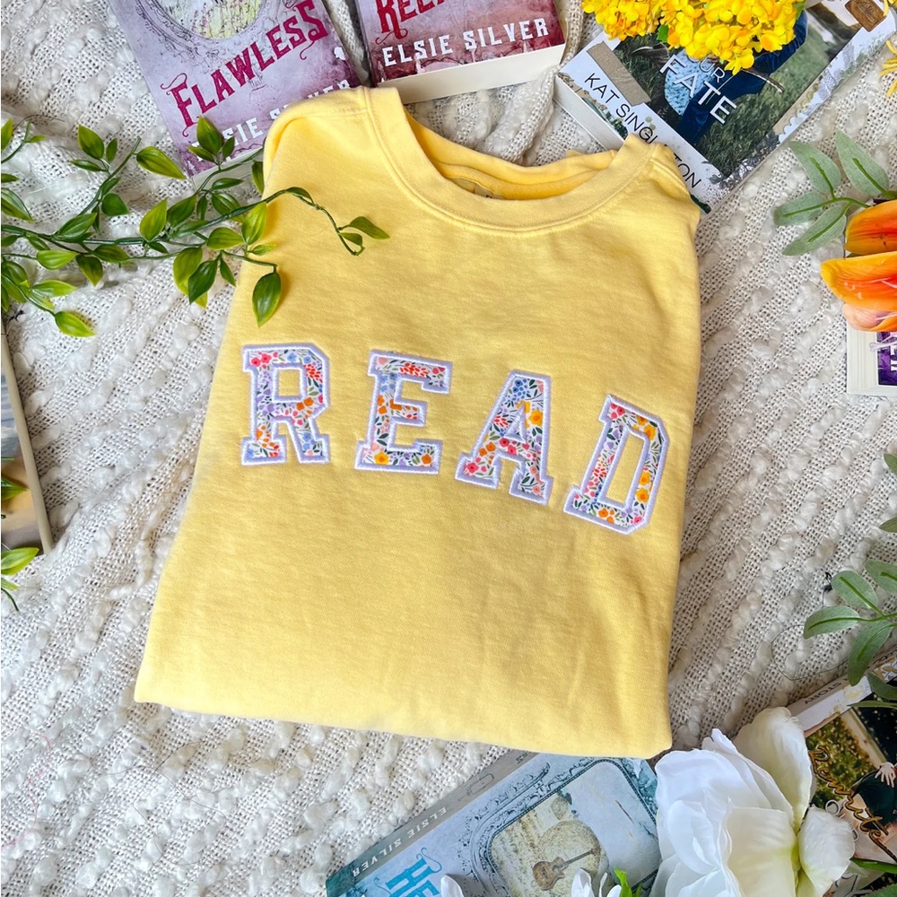 Comfort Colors Yellow Crewneck Sweater